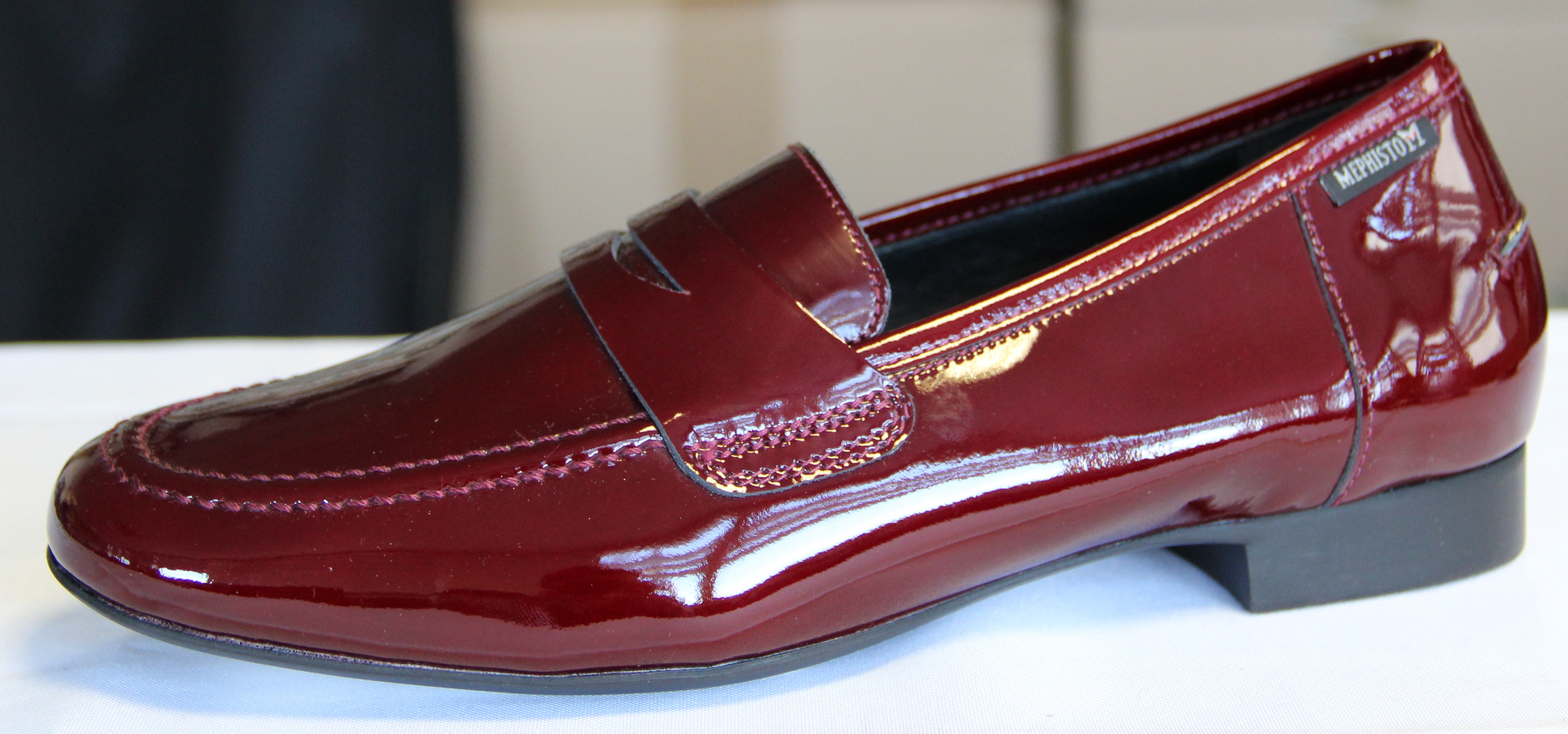 Mocassin Olden Bordeaux Cuir Lisse pour Homme - Finsbury Shoes