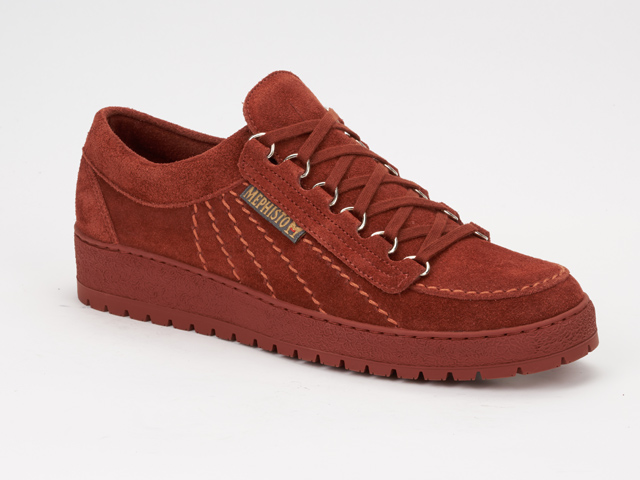 chaussures couleur brique