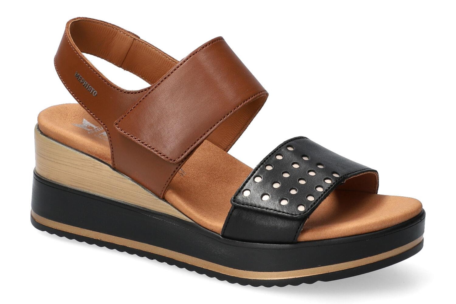 Leather Sandales MÃ©phisto Femmes Sandales à Passe-orteil HELEN