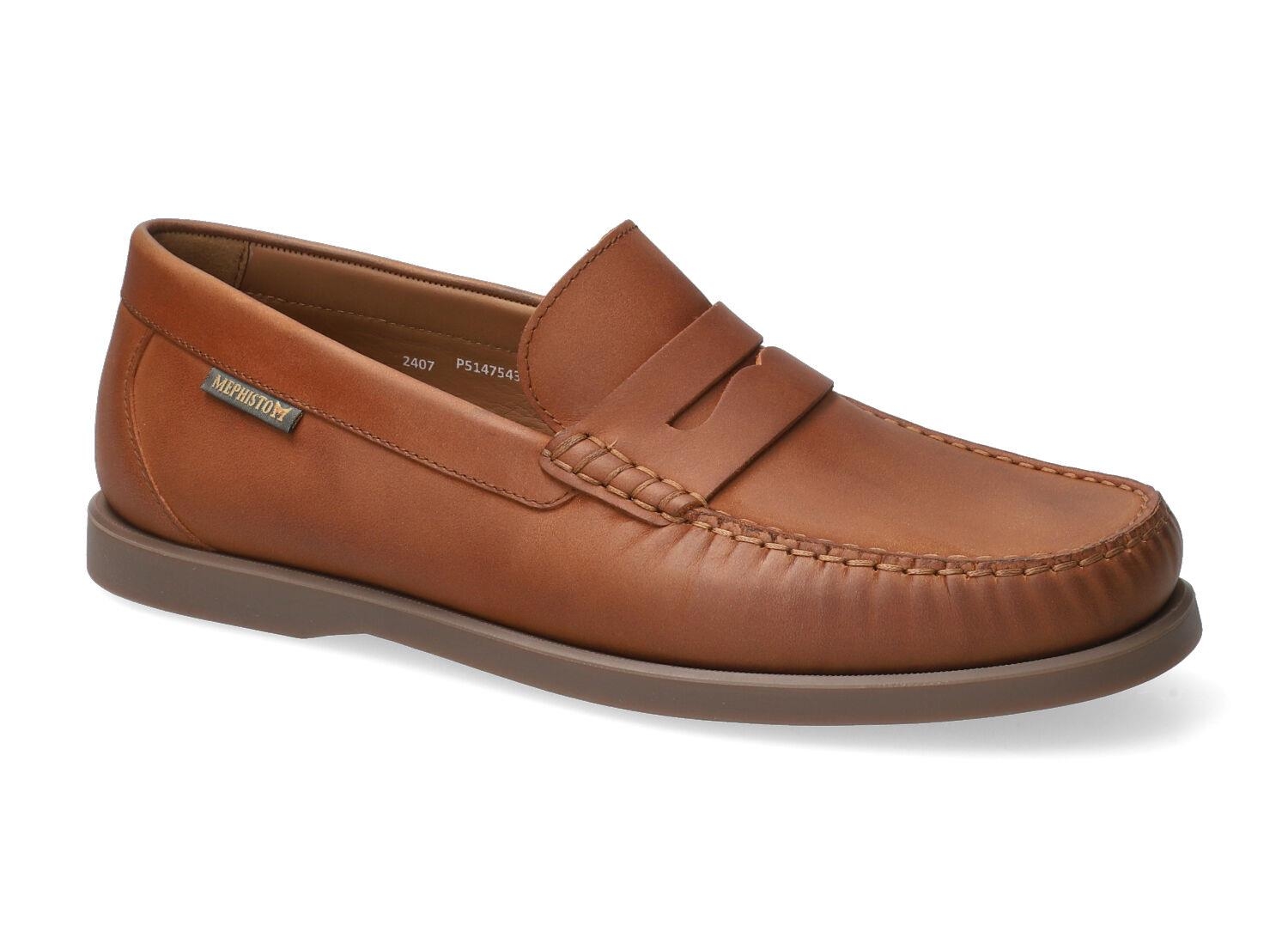 Mocassins Homme Elong Marron - Taille 41, Style Sportif, Neuf Avec Emballage
