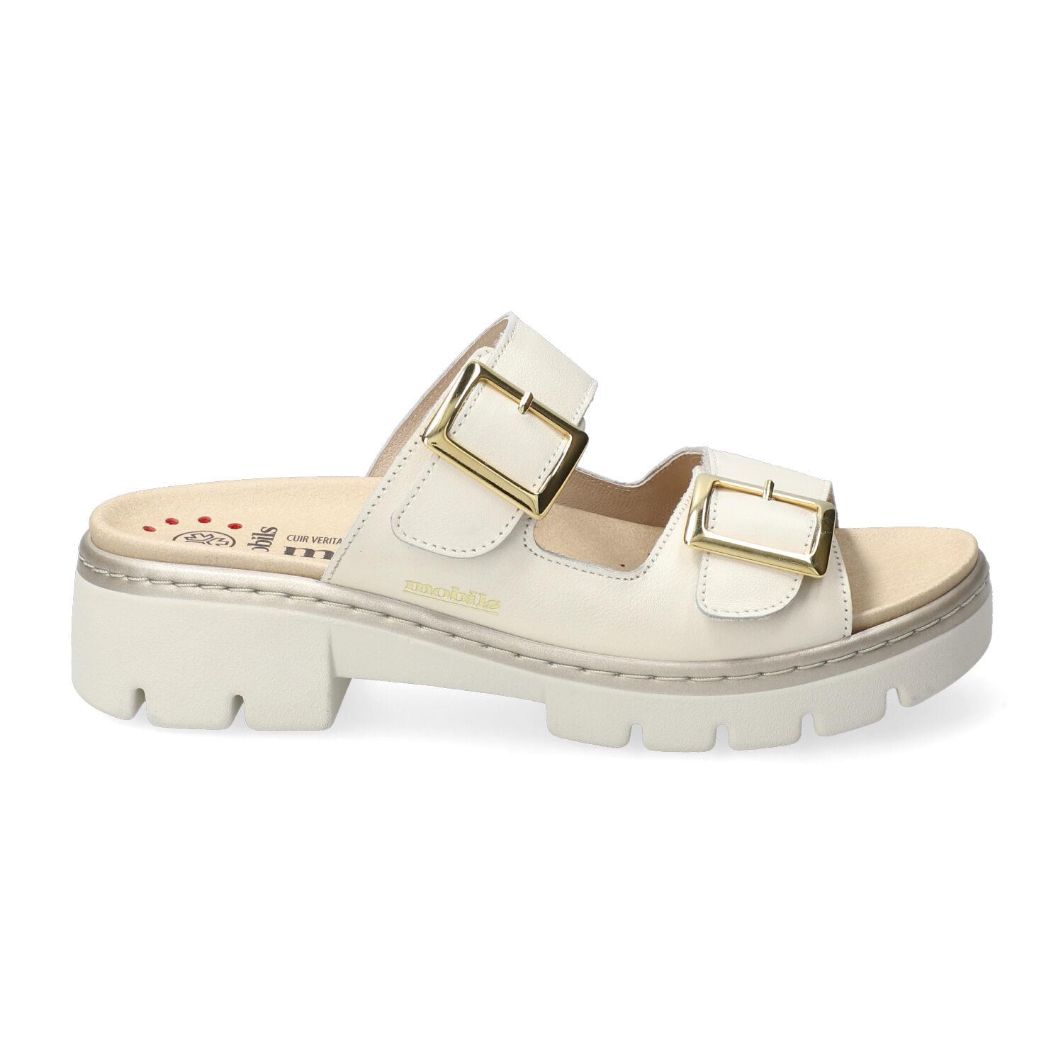 Mules Tom Tailor Blanc Cassé Taille 37 - Talon Plat, Semelle Caoutchouc, Faux Cuir, Neuves Avec Emballage