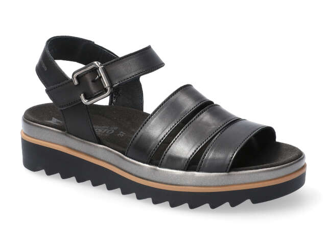 Mephisto-Shop chaussures confortables sandales femme - modèle DARINA Noir