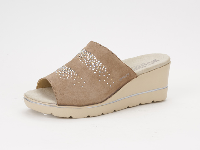 compensé cuir femme