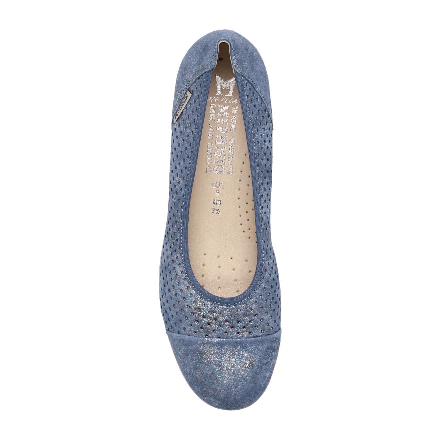 Ballerines Mephisto Bleu Marine - Pointure 39 - Cuir - Occasion Très Bon état