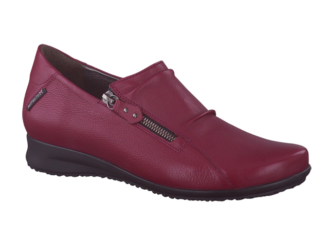 Mephisto Shop mocassins femme mod le FAYE Cuir Textur Rouge