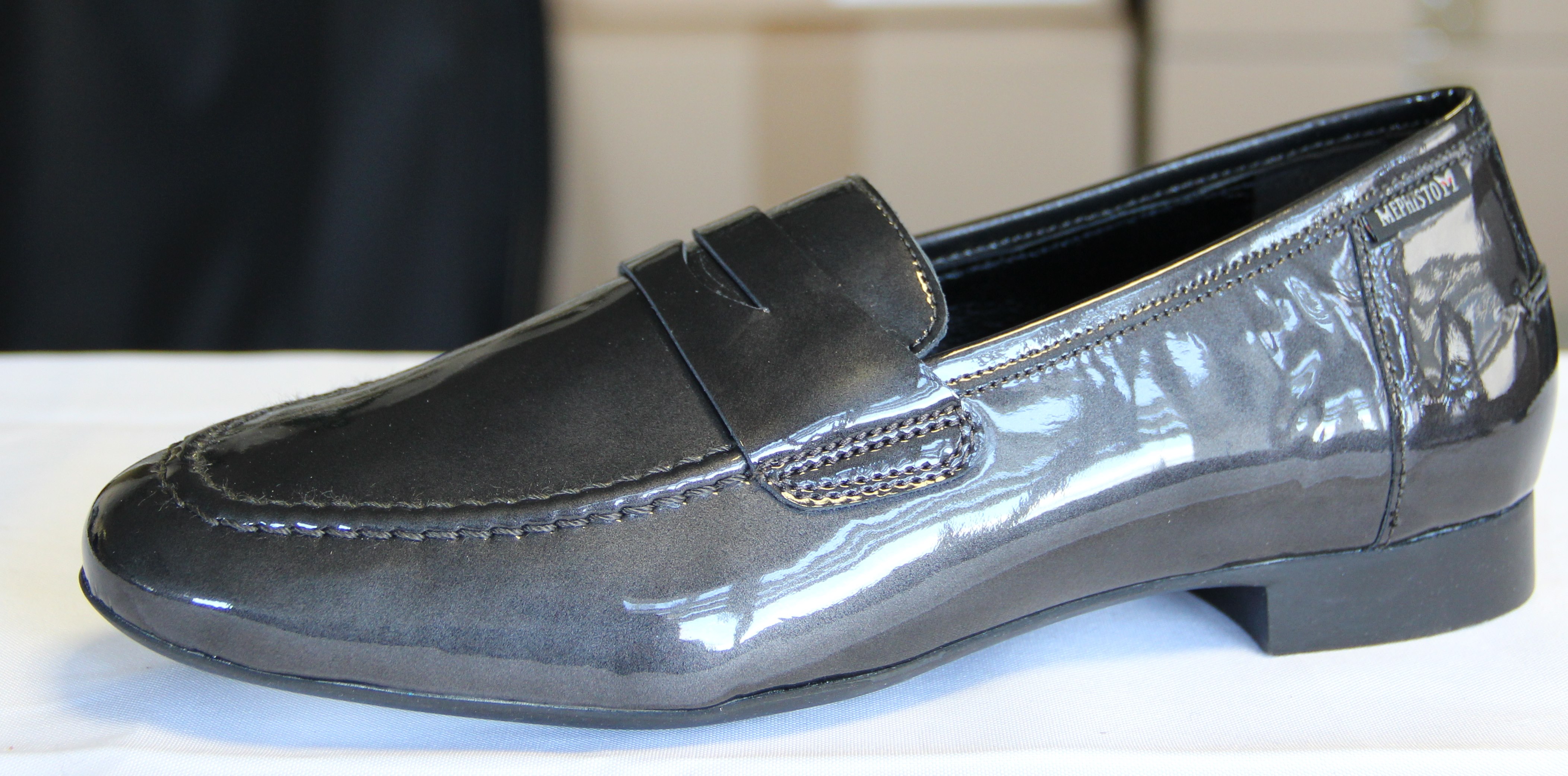 bottines femme cuir gris