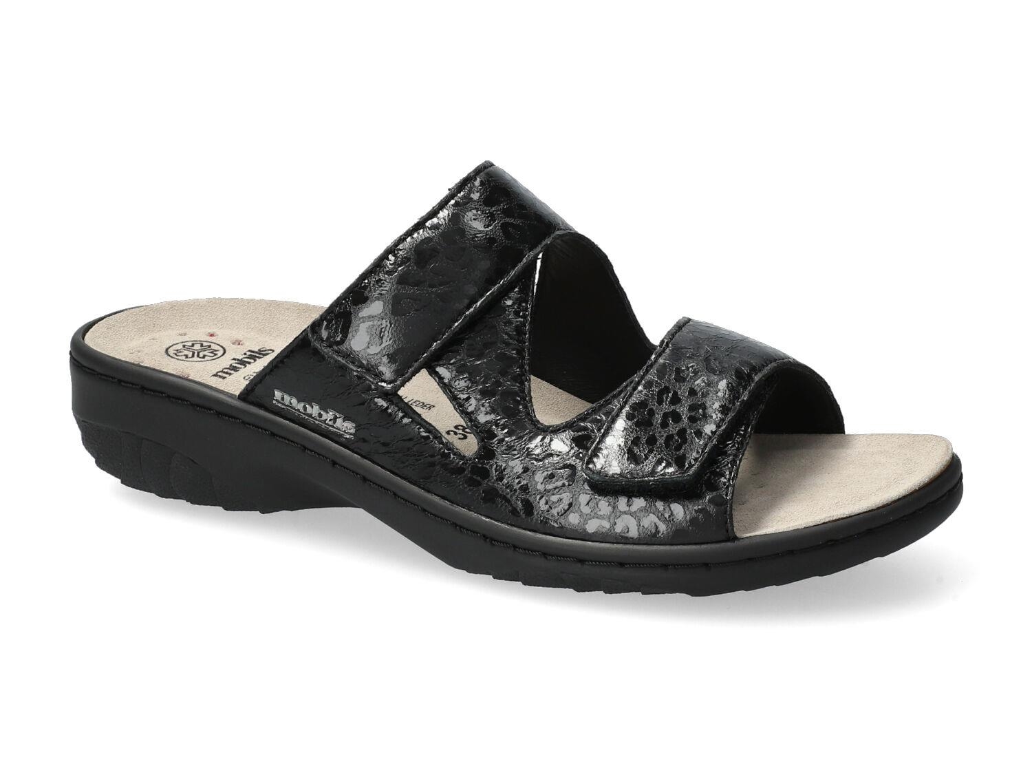 Chaussure MEPHISTO Fabienne Mobils - Nubuck Noir, Semelle Confort Power - Pour Femme, Toutes Saisons