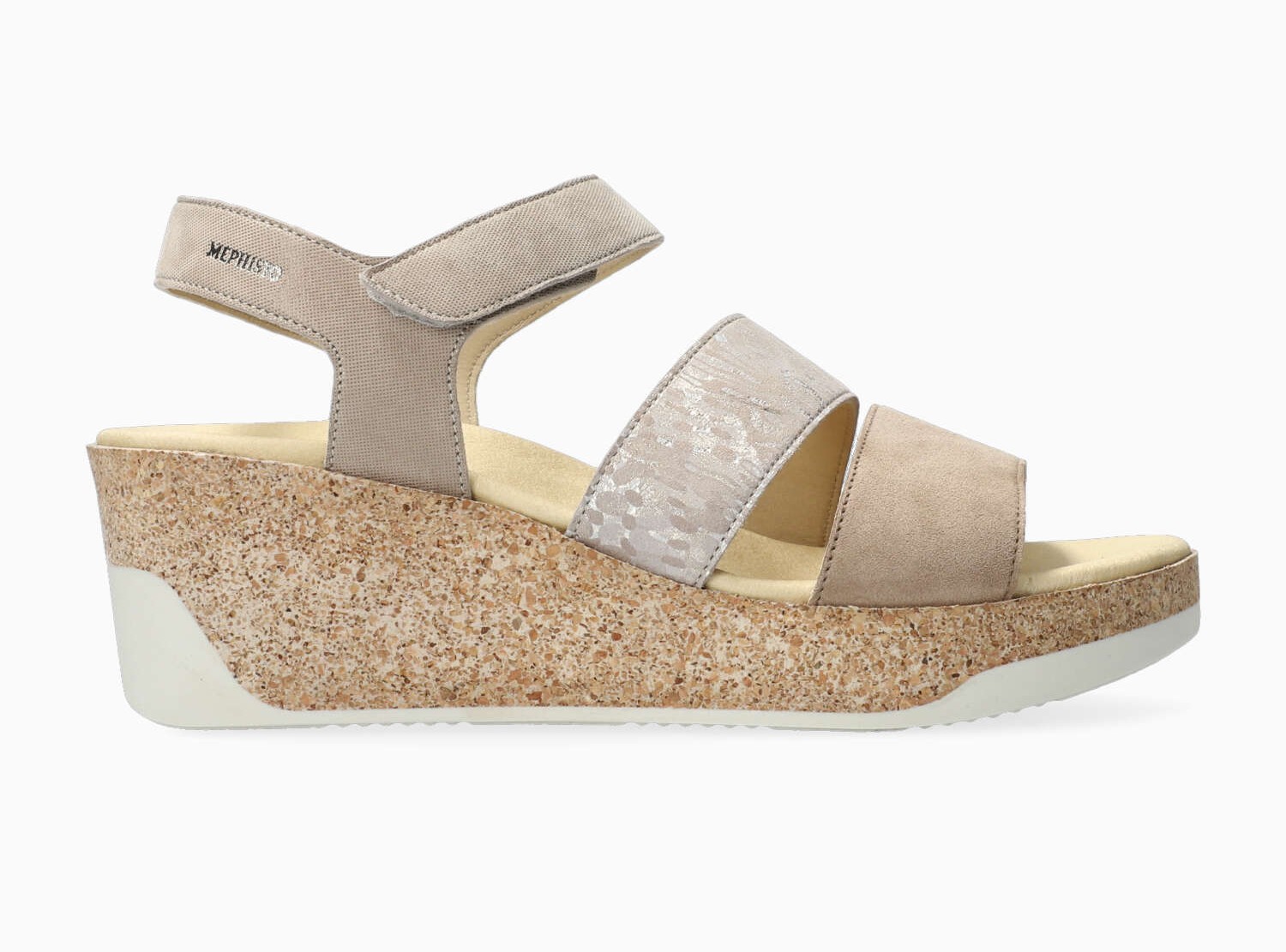 Compensée femme modèle Gianna Taupe clair - Mephisto