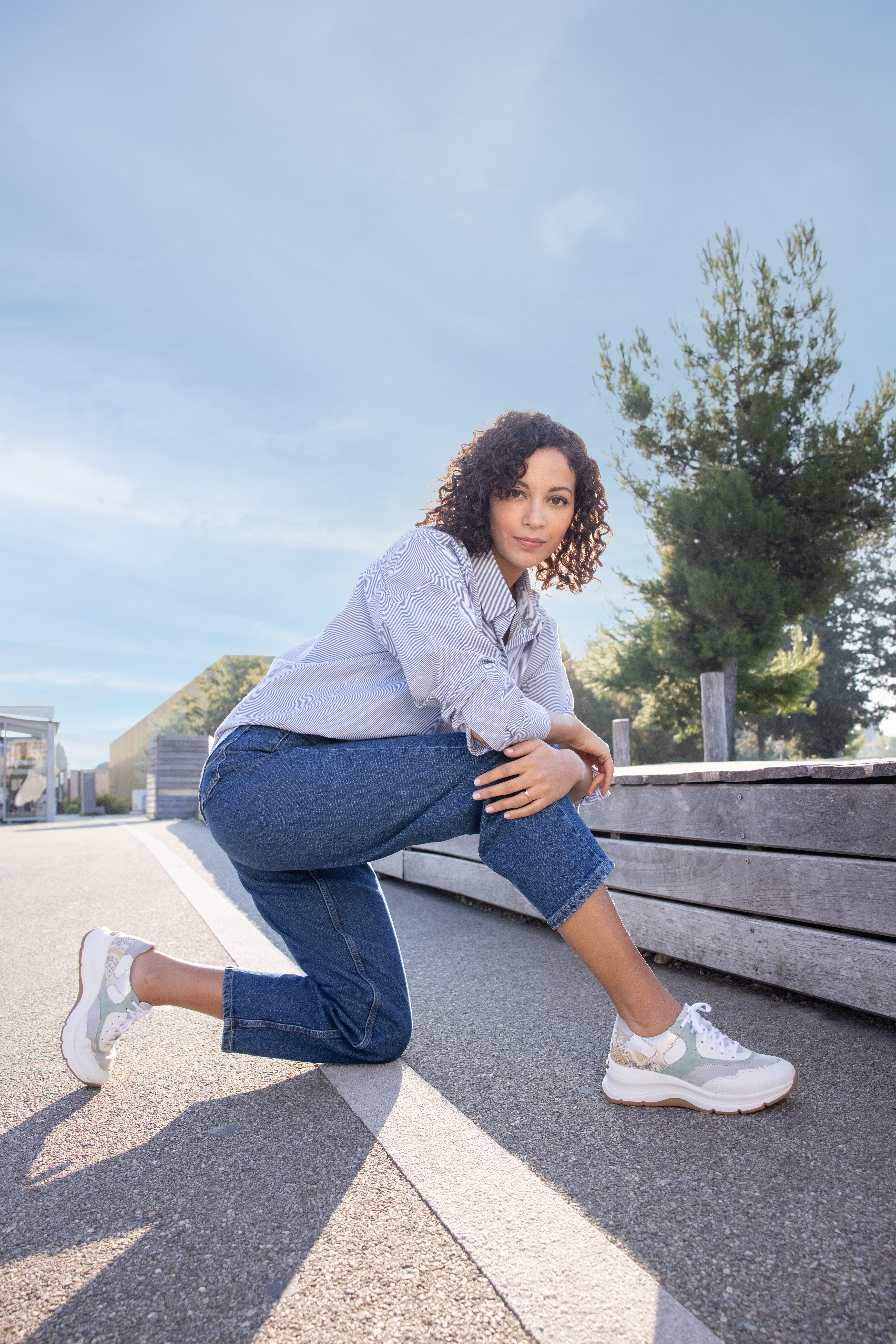 lacets femme modèle Halbane blanc - Mephisto