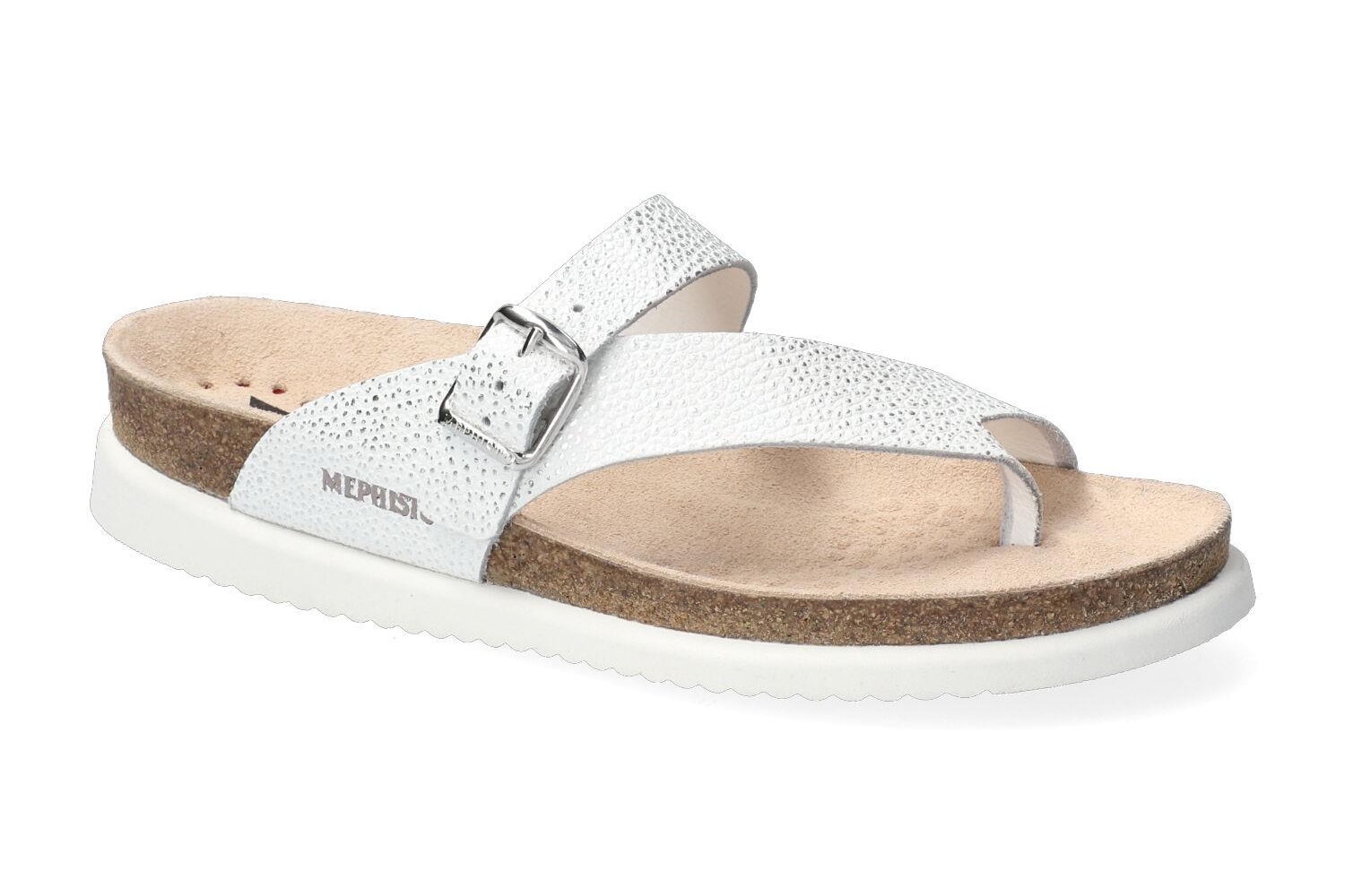 Mephisto-shop Mules Femme – modèle Helen Argent - Chaussures confortables