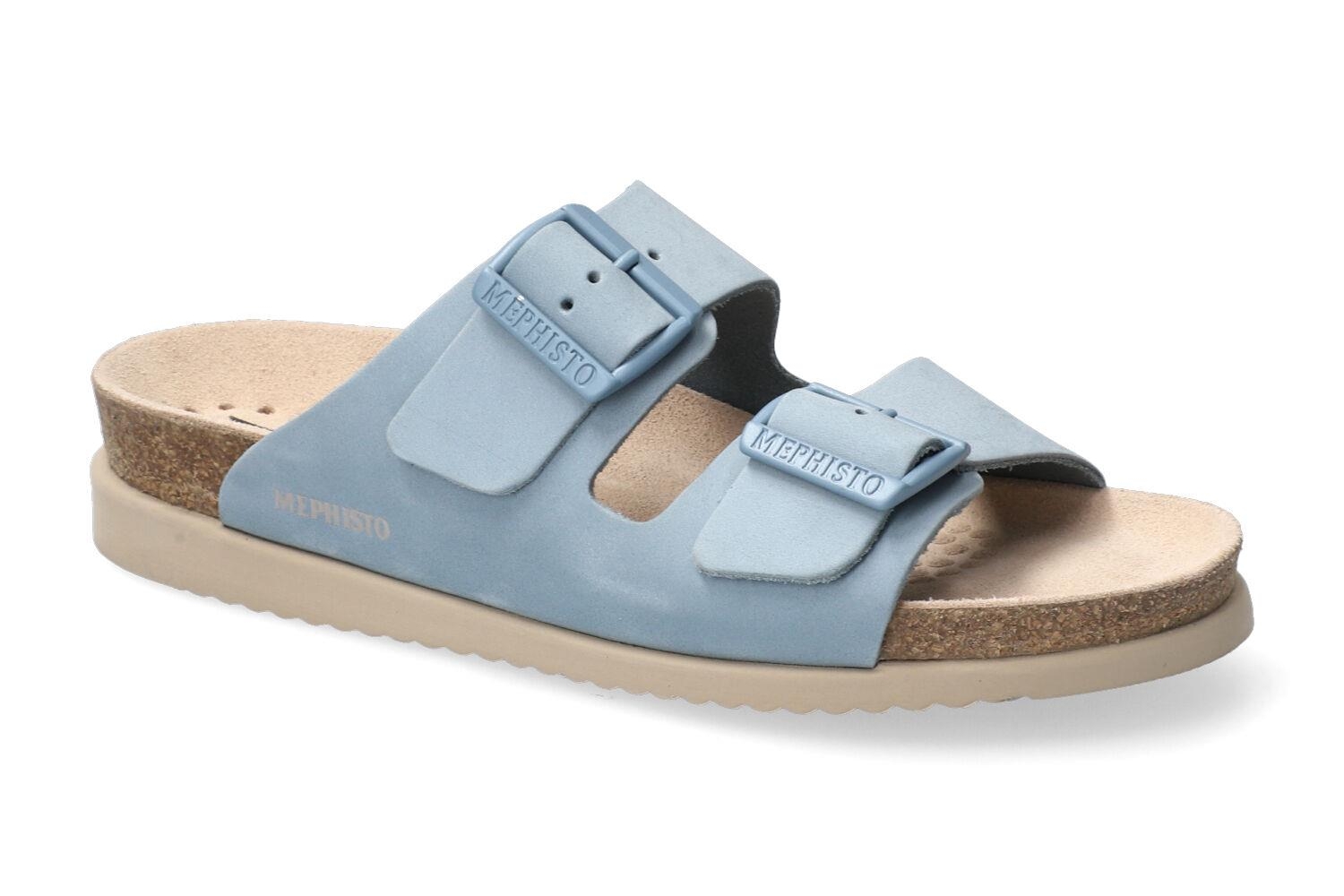 Mephisto-shop Mules Femme – modèle Hester Bleu ciel - Chaussures ...