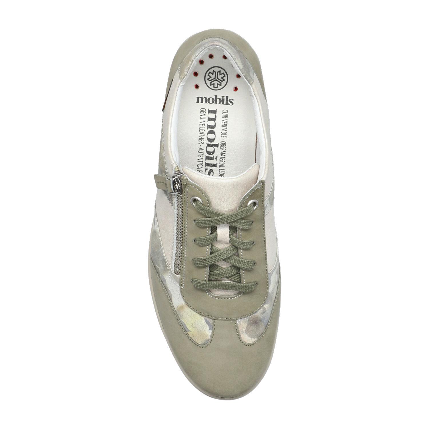 Chaussures Mephisto Modèle Khali Perf, Gris Clair, Taille 35.5, Neuves Avec Défaut (semelle Gauche Jaunie)