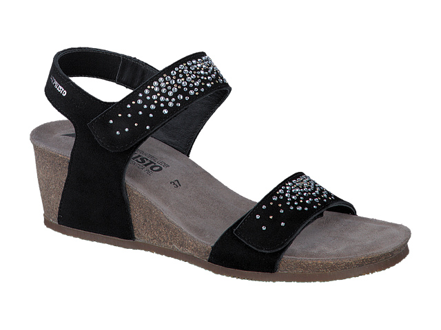 chaussure noire compensée femme
