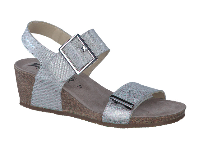 chaussure compensee argent