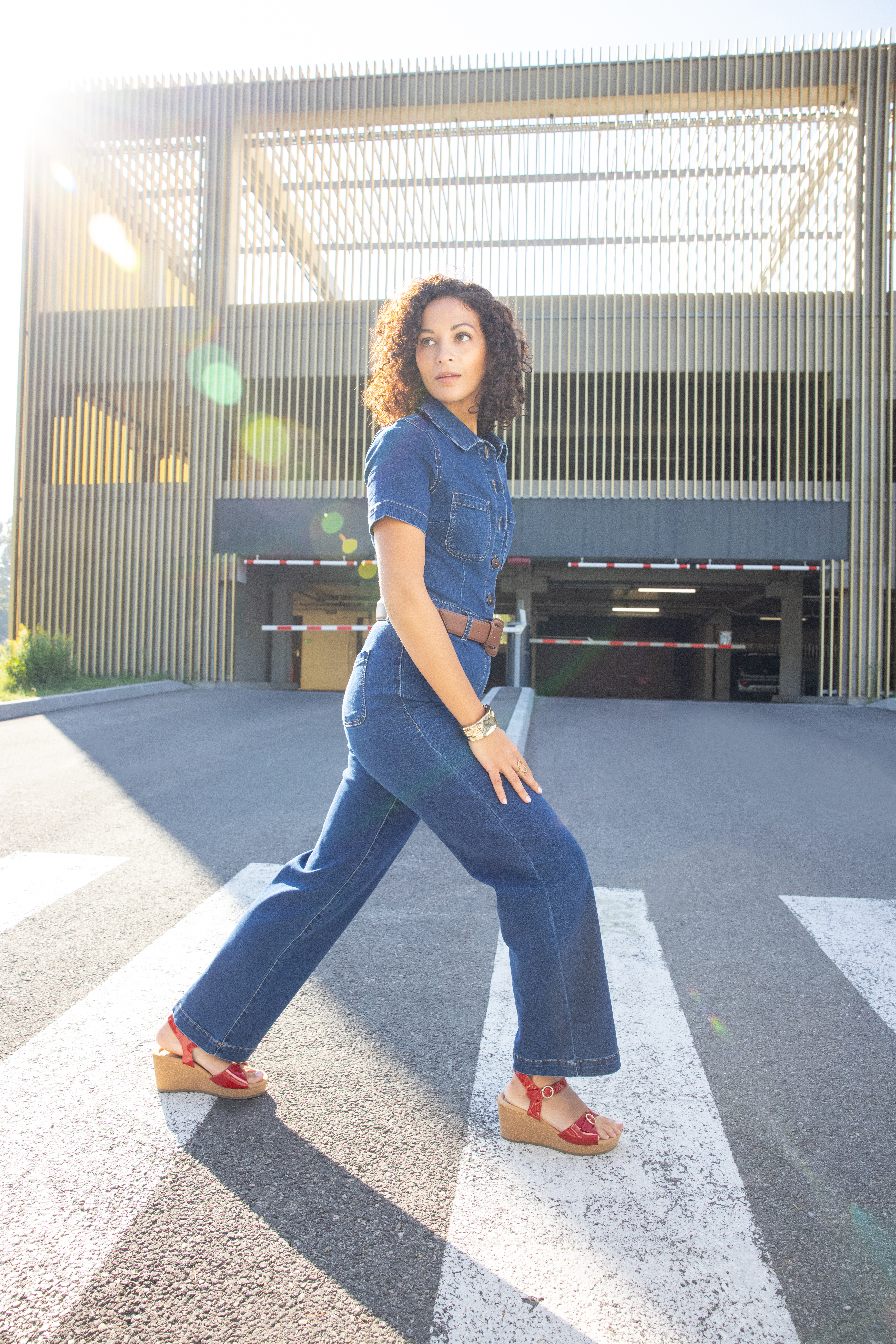 sandales femme modèle Natalya rouge - Mephisto