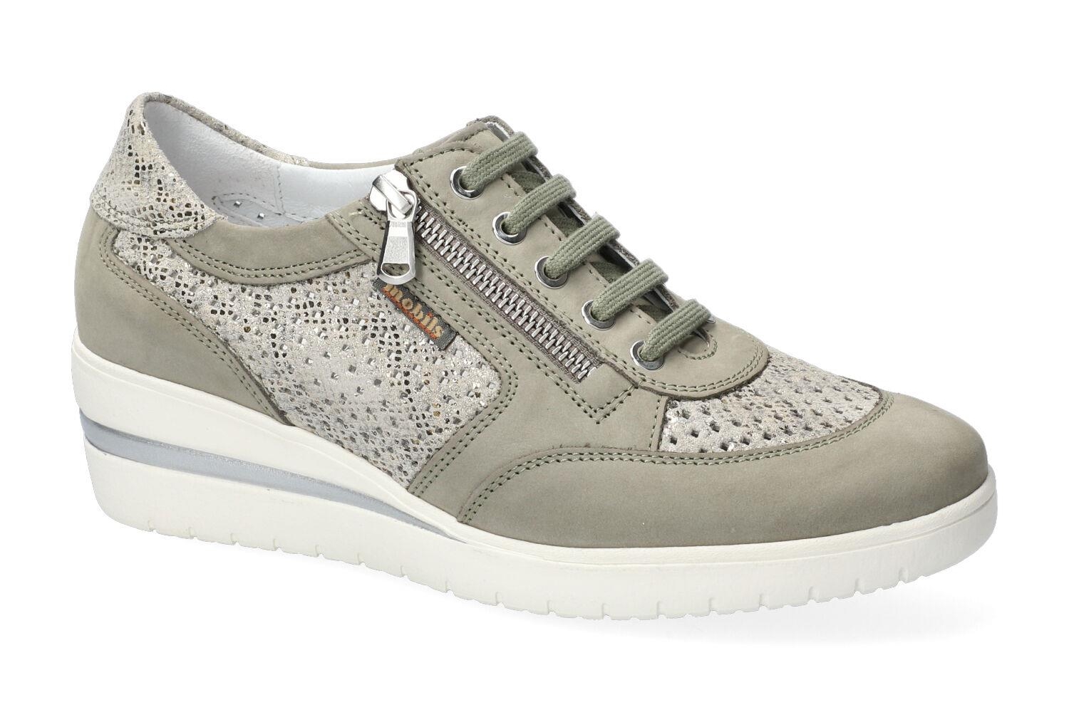 Mobils Ergonomic Mephisto Compensée Femme - modèle Precilia perf kaki