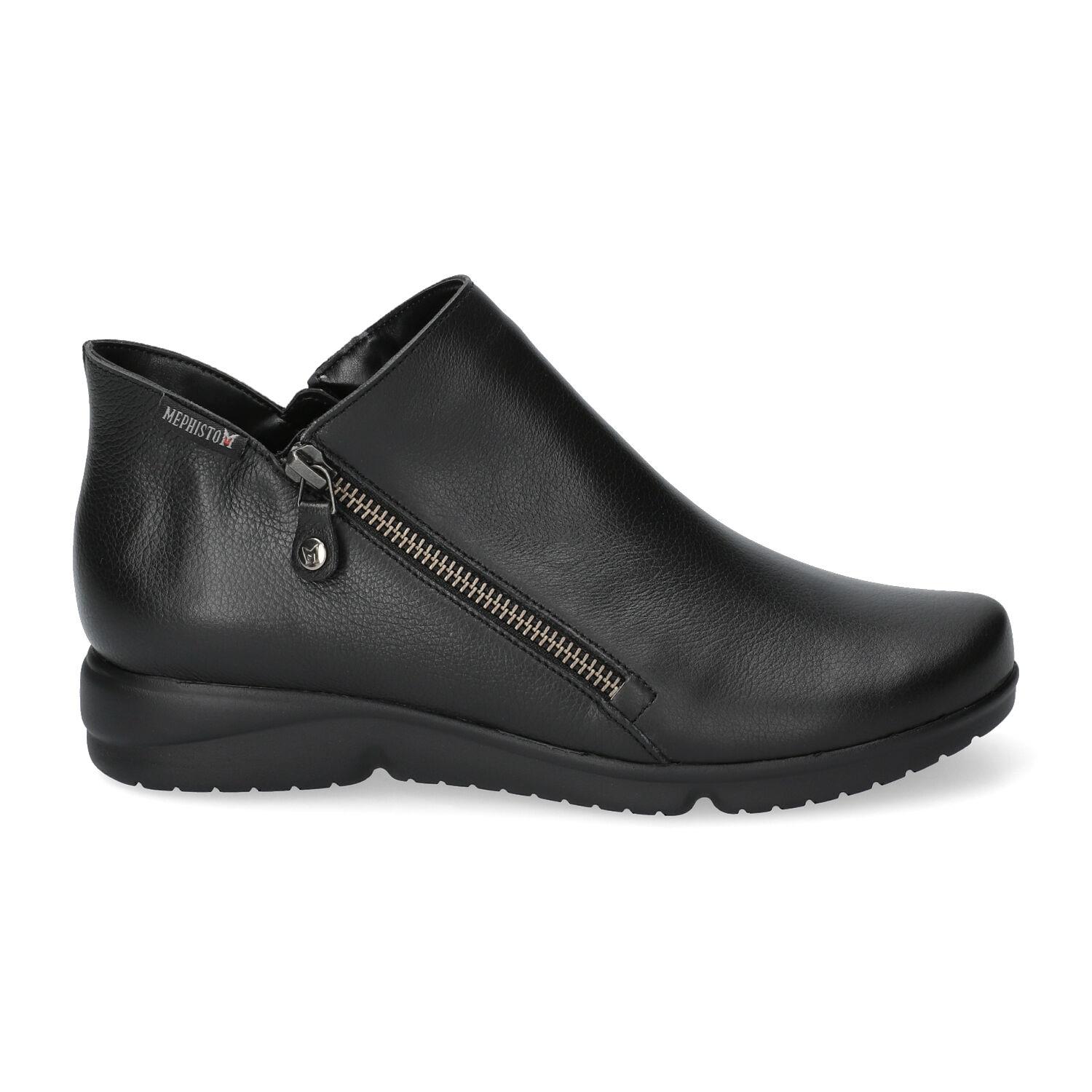Mephisto-shop Bottines Femme – modèle Romia noir - Chaussures confortables