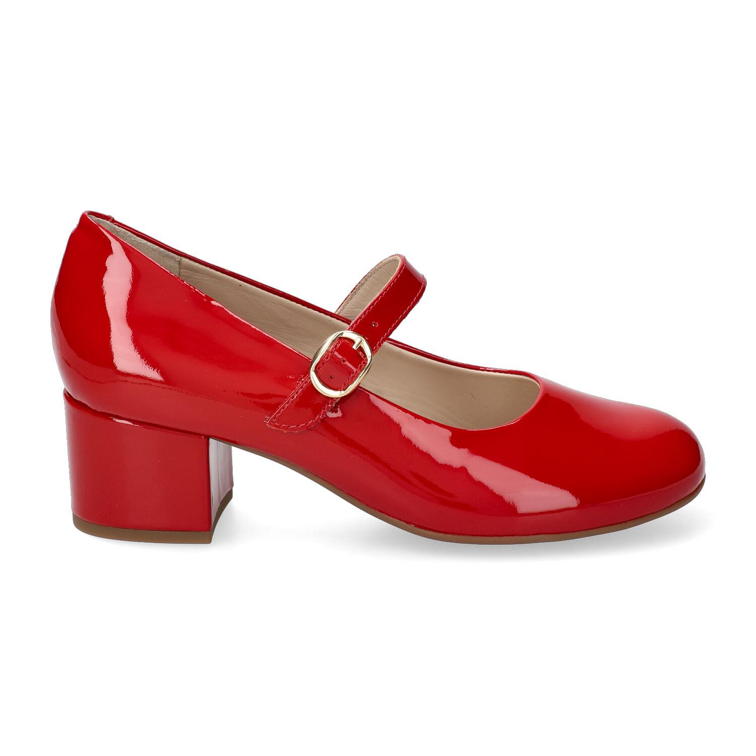 Mephisto-shop Ballerines Femme – modèle Topaze rouge - Chaussures ...