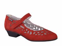 Chaussure mephisto velcro modele cyrilla rouge