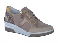 chaussure compensée beige