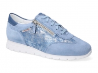 chaussure compensée bleu
