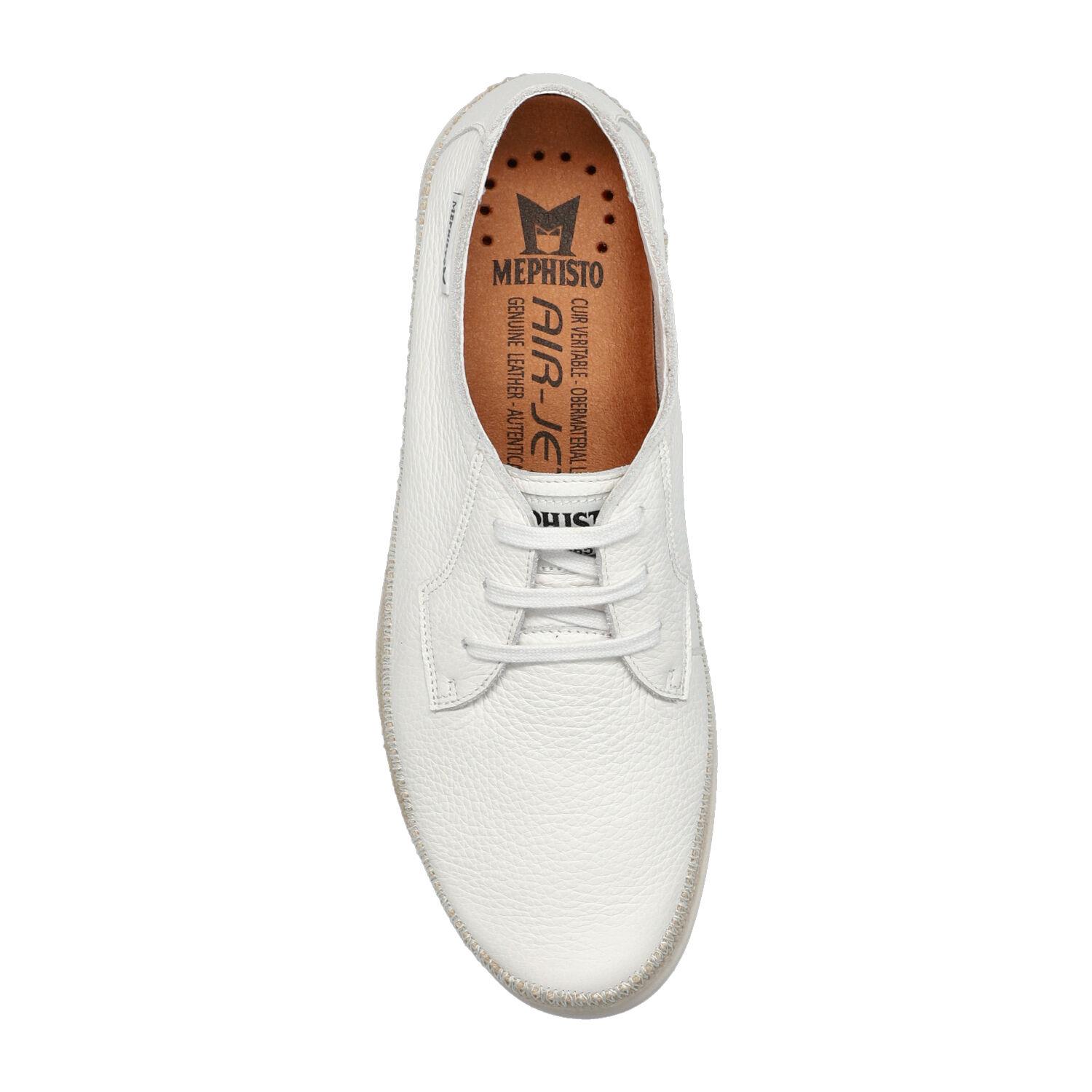 Mephisto-shop Lacets Homme – modèle Volney Blanc - Chaussures confortables
