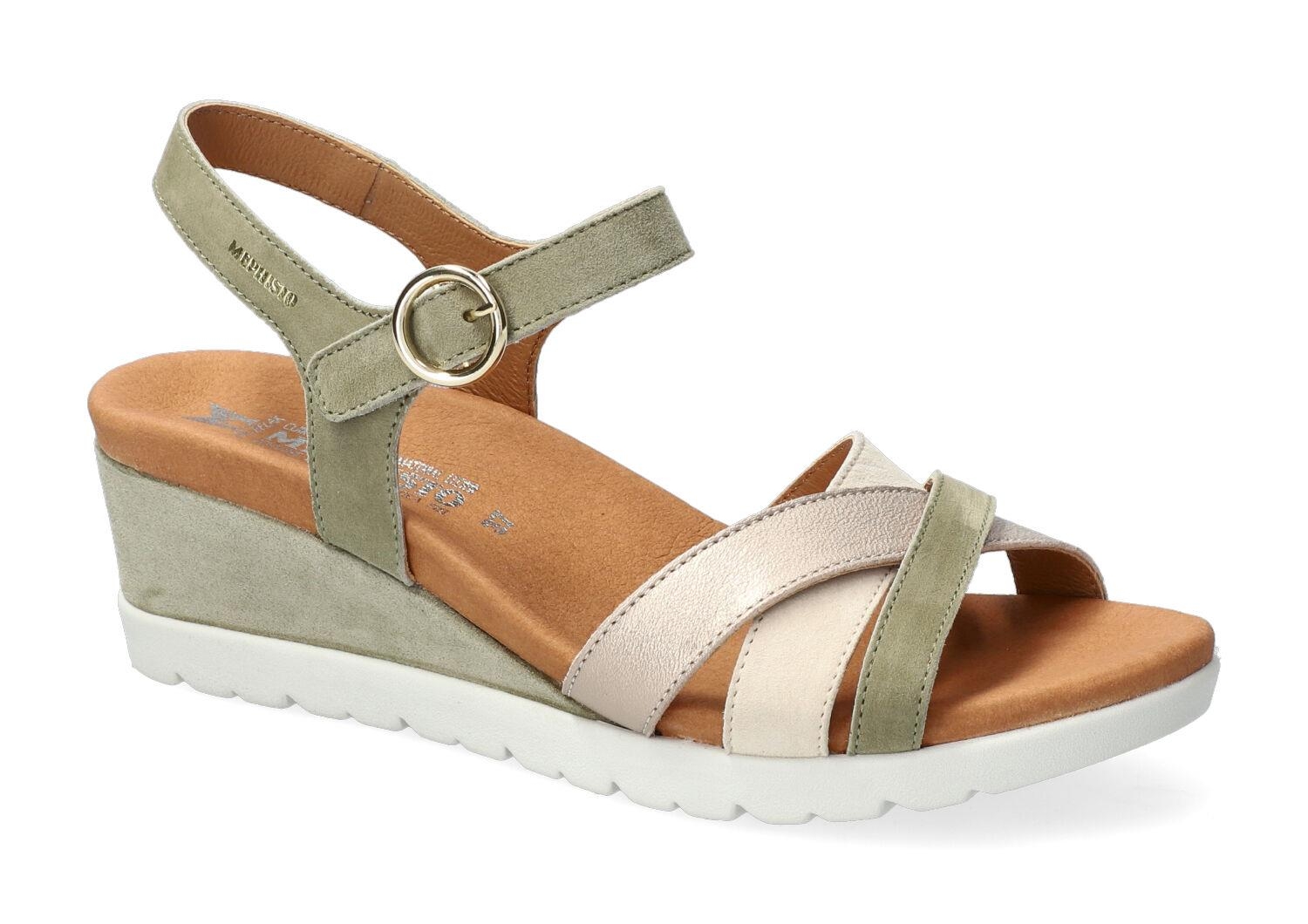 Sandales IKKS En Cuir Noir - Talon Bas - Pointure 36 - Femme - Occasion